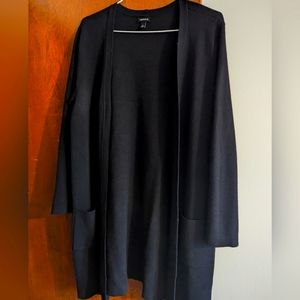 Torrid 2 Long Black Cardigan